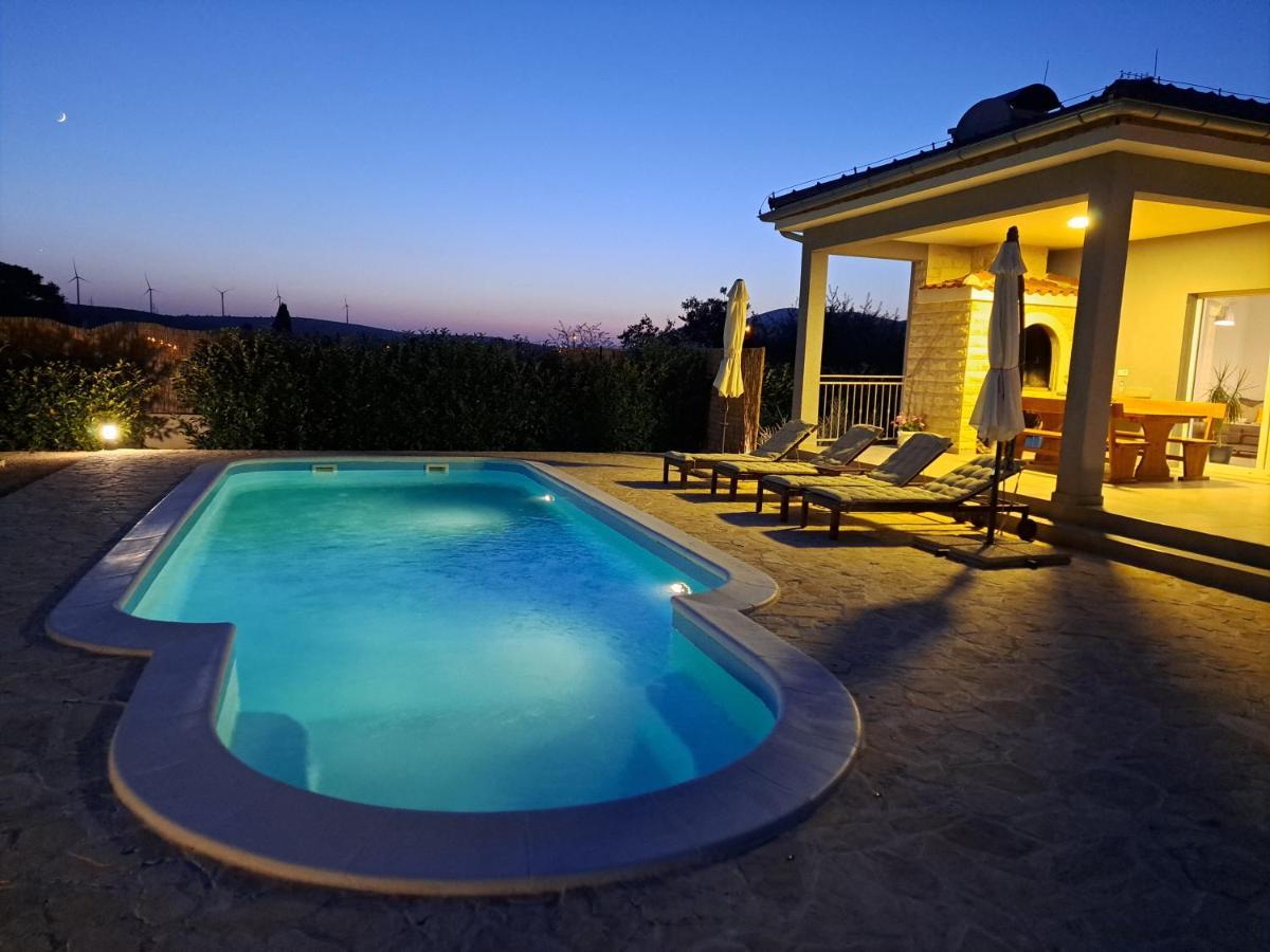 Modern Guest House Rak With Beautiful Pool Šibenik Exterior foto